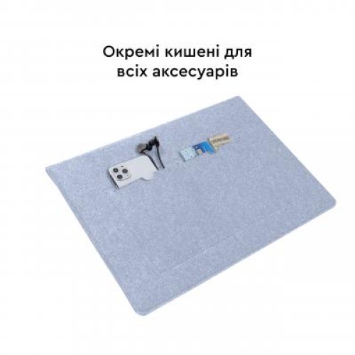 Чехол для ноутбука AirOn 13,3" Premium Grey (4822356710620)