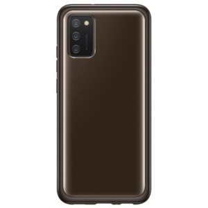 Чохол до мобільного телефона Samsung Soft Clear Cover Galaxy A02s (A025) Black (EF-QA025TBEGRU)