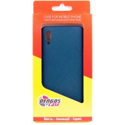 Чехол для мобильного телефона Dengos Carbon Vivo Y1s, blue (DG-TPU-CRBN-110)