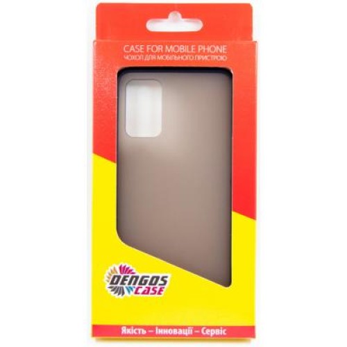 Чехол для мобильного телефона Dengos Matt Samsung Galaxy A02s (A025), black (DG-TPU-MATT-65)
