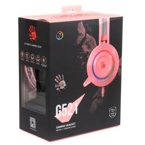 Наушники A4Tech Bloody G521 Pink