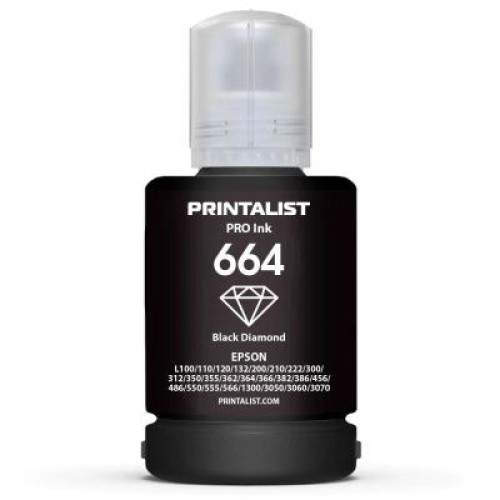 Чернила Printalist Epson L110/L210/L300 140г Black (PL664B)