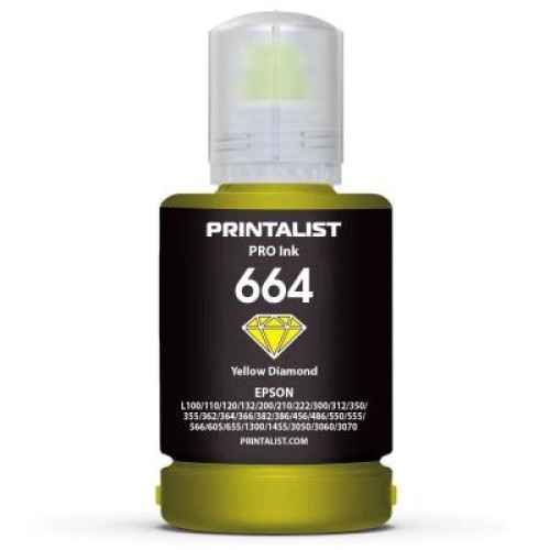 Чернила Printalist Epson L110/L210/L300 140г Yellow (PL664Y)