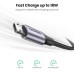 Дата кабель USB 2.0 AM to Micro 5P 1.0m US290 Aluminum Braid Black Ugreen (60146)