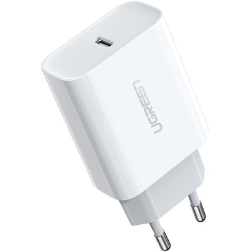 Зарядное устройство Ugreen CD137 Type-C PD 20W Charger (White) (60450) Зарядное устройство Ugreen CD137 Type-C PD 20W Charger (White) (60450)