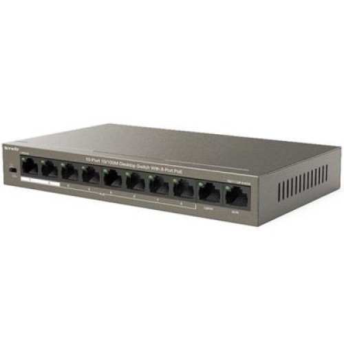 Коммутатор сетевой Tenda TEF1110P-8-63W