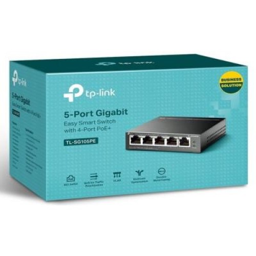 Коммутатор сетевой TP-Link TL-SG105PE
