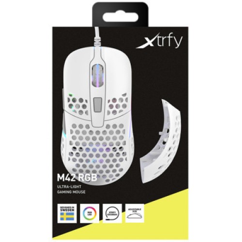 Мышка Xtrfy M42 RGB White (XG-M42-RGB-WHITE)