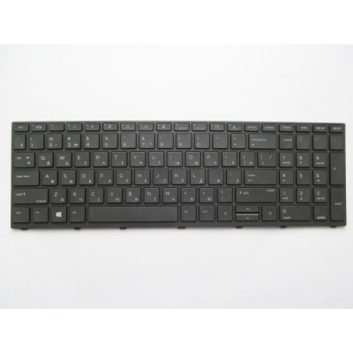 Клавиатура ноутбука HP ProBook 450 G5, 455 G5, 470 G5 черная с черной рамкой с подс (A46159)