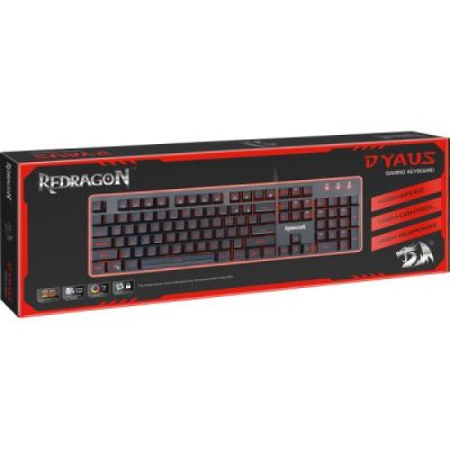 Клавиатура Redragon Dyaus USB UKR Black (77625)