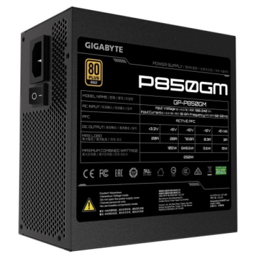 Блок питания GIGABYTE 850W (GP-P850GM)