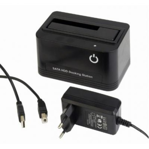Док-станция для накопителей Gembird 2.5\3.5 SATA HDD, USB 2.0 (HD32-U2S-5)