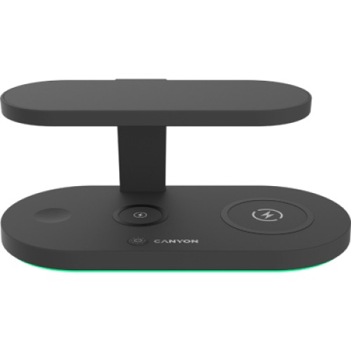 Зарядное устройство Canyon 5in1 Wireless charger with UV sterilizer (CNS-WCS501B)