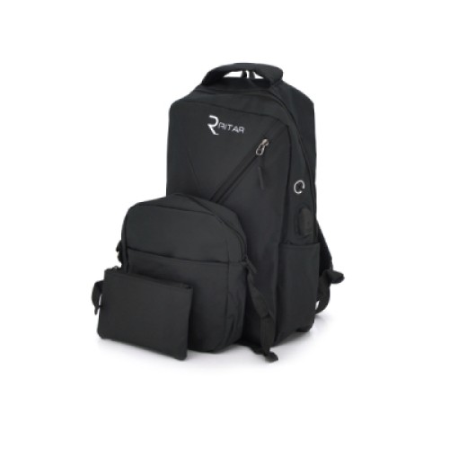 Рюкзак для ноутбука Voltronic 15.6" YT-B15,6"N-B3 Black, Q80, SET (19720)