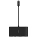 Переходник Belkin USB-C to Ethernet, HDMI, VGA, USB-A, black (AVC005BTBK)