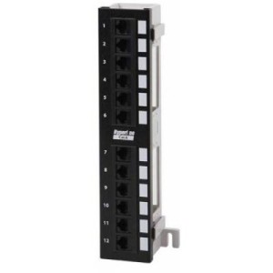 Патч-панель настенная 12 портов 5e UTP Hypernet (PP-KUTP12WM)