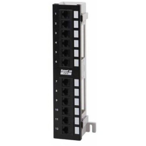 Патч-панель настенная 12 портов 5e UTP Hypernet (PP-KUTP12WM)