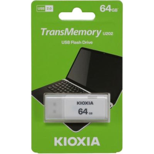 USB флеш накопитель Kioxia 64GB U202 White USB 2.0 (LU202W064GG4)
