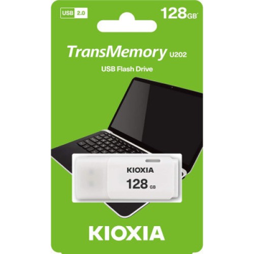 USB флеш накопитель Kioxia 128GB U202 White USB2.0 (LU202W128GG4)
