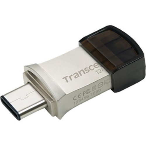 USB флеш накопитель Transcend 128GB JetFlash 890 Silver USB 3.1/Type-C (TS128GJF890S)