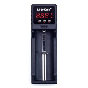 Зарядное устройство для аккумуляторов Liitokala 1 Slot, LCD дисплей, Li-ion/Ni-MH/Ni-Cd/AA/ААA/AAAA/С (Lii-S1)