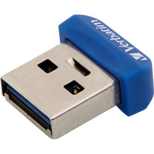 USB флеш накопитель Verbatim 16GB Store 'n' Stay NANO Blue USB 3.0 (98709)