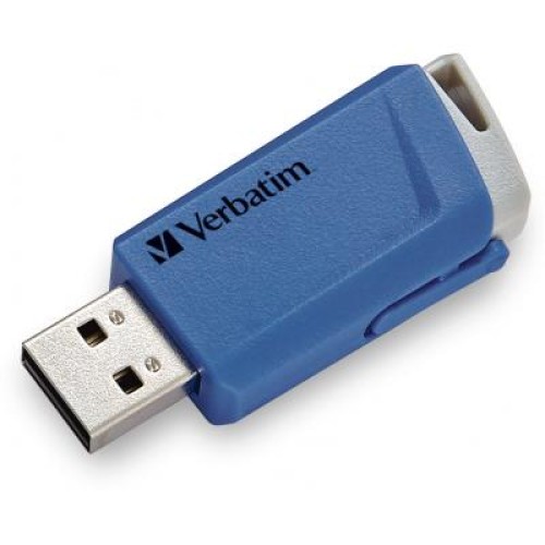 USB флеш накопитель Verbatim 2x32GB Store 'n' Click Red/Blue USB 3.2 (49308)