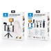 Набор блогера Puluz 4in1 (light, mount, phone holder, microphone) (PKT3023)