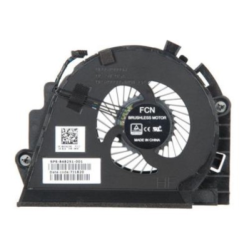 Вентилятор ноутбука HP ZBook 15 G3 (848251-001) DC(5V, 0.5A), 4pin (до процесора) (A48465)