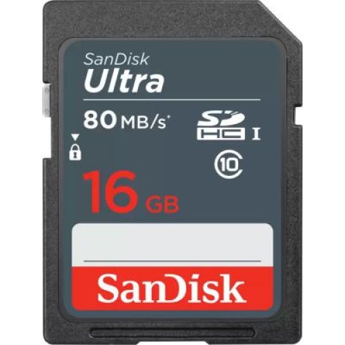 Карта памяти SanDisk 16GB SDHC class 10 UHS-1 (SDSDUNS-016G-GN3IN)