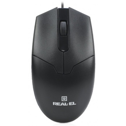 Мышка REAL-EL RM-208 USB Black