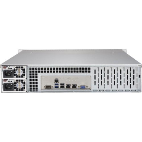 Корпус для сервера Supermicro 2U 8xHotSwap SAS/SATA, EE-ATX 800W HS RM Black (CSE-825TQC-R802LPB)