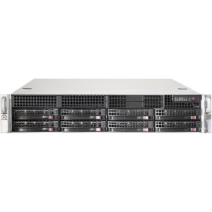 Корпус до сервера Supermicro 2U 8xHotSwap SAS/SATA, EE-ATX 800W HS RM Black (CSE-825TQC-R802LPB)