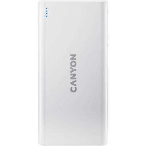 Батарея универсальная Canyon PB-106 10000mAh Input 5V/2A, Output 5V/2.1A(Max) (CNE-CPB1006W)