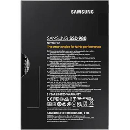 Накопитель SSD M.2 2280 500GB 980 series Samsung (MZ-V8V500BW)