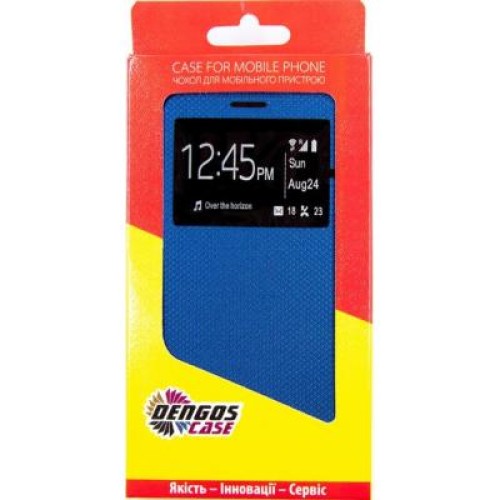 Чехол для мобильного телефона Dengos Flipp-Book Call ID POCO X3, blue (DG-SL-BK-279)