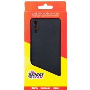 Чехол для мобильного телефона Dengos Carbon Samsung Galaxy A02, black (DG-TPU-CRBN-113)
