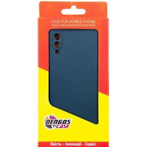 Чехол для мобильного телефона Dengos Carbon Samsung Galaxy A02, blue (DG-TPU-CRBN-114)