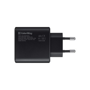 Зарядное устройство ColorWay Power Delivery Port PPS USB Type-C (45W) black (CW-CHS034PD-BK)
