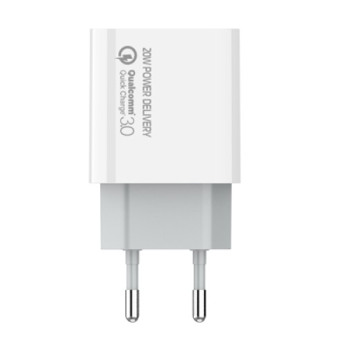 Зарядное устройство ColorWay Power Delivery Port USB Type-C (20W) V2 white (CW-CHS026PD-WT)