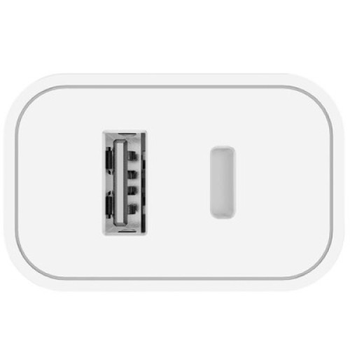 Зарядное устройство ColorWay Type-C PD + USB QC3.0 (20W) V2 white (CW-CHS025QPD-WT)