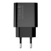Зарядное устройство ColorWay Type-C PD + USB QC3.0 (20W) V2 black (CW-CHS025QPD-BK)