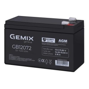 Батарея к ИБП Gemix GB 12В 7.2Ач (GB12072)
