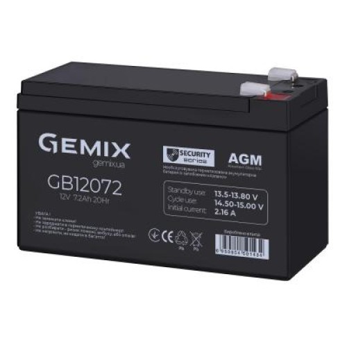 Батарея к ИБП Gemix GB 12В 7.2Ач (GB12072)