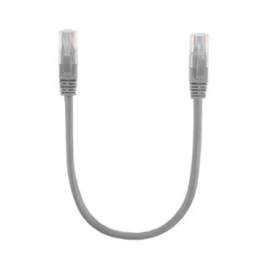 Патч-корд Ritar 0.3м, UTP, cat.5e, CU, grey (PCR-CU/0.3G / 01135)