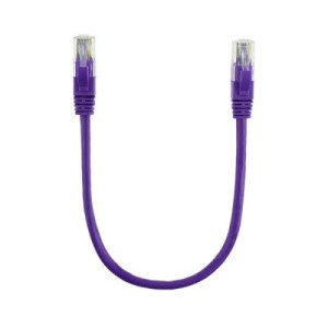 Патч-корд 0.5м, UTP, cat.5e, CU, violet Ritar (PCR-CU/0.5Pe / 14089)