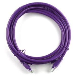 Патч-корд 20м, RJ-45, Cat.5e, CU, медь, фиолетовый Ritar (PCR-CU/20Pe / 14094)