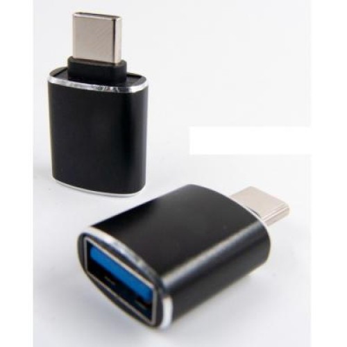 Переходник OTG USB - Type-C grey Dengos (ADP-018)