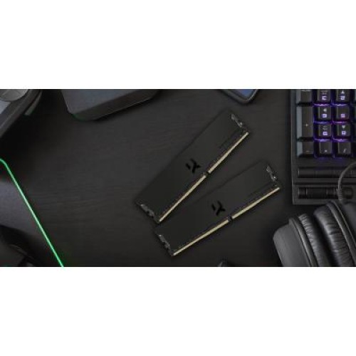 Модуль памяти для компьютера DDR4 32GB (2x16GB) 3600 MHz Iridium Pro Deep Black Goodram (IRP-K3600D4V64L18/32GDC)
