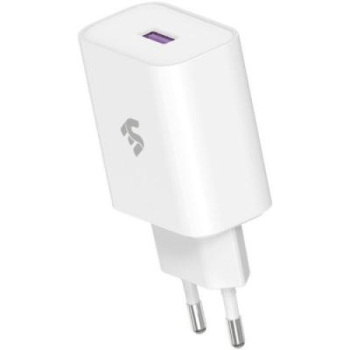 Зарядное устройство 2E USB Wall Charger QC3.0 DC5V/3A, Max 18W, white (2E-WC1USB18W-W)